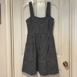 Banana Republic Navy & White Striped Dress size 6